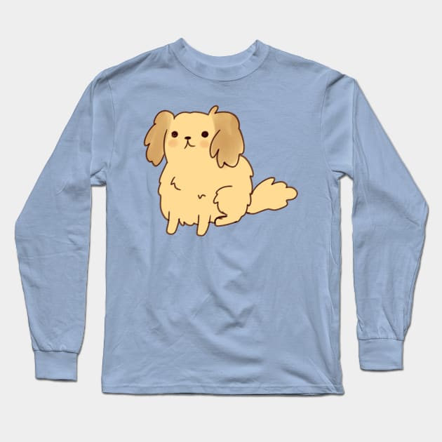 American Cocker Spaniel drawing Long Sleeve T-Shirt by Mayarart